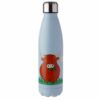 Stainless Steel Thermal Insulated Drinks Bottle with pictures of a Highland Cow. By Shiny Happy Eco.