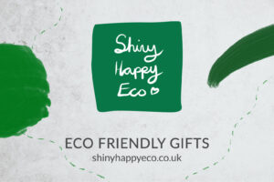Shiny Happy Eco blog and news banner from our eco friendly gift shop