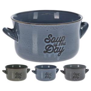 Stoneware Soup Bowl - various colours from Shiny Happy Eco