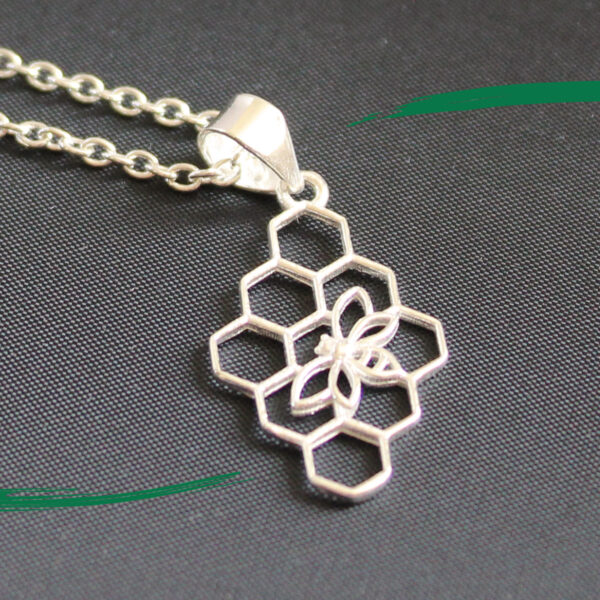 Bee Necklace - Stainless Steel - Handcrafted
