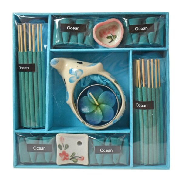 Ocean incense and candle gift set from Shiny Happy Eco