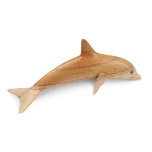 Dolphins Swimming - Natural wooden ornament from Shiny Happy Eco