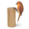 Wooden Robin Pecking ornament from Shiny Happy Eco