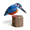Wooden Kingfisher ornament from Shiny Happy Eco